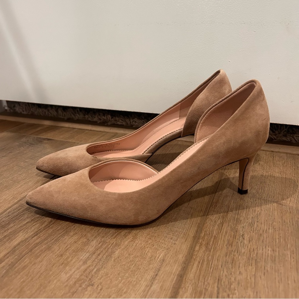 J. Crew Classic Tan Heels